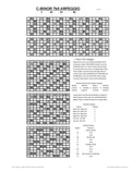 free piano chord chart - Cm7b5 - C Minor Seventh Flatted Fifth